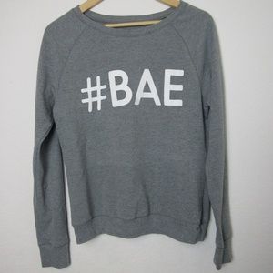 #BAE pullover sweatshirt, size large